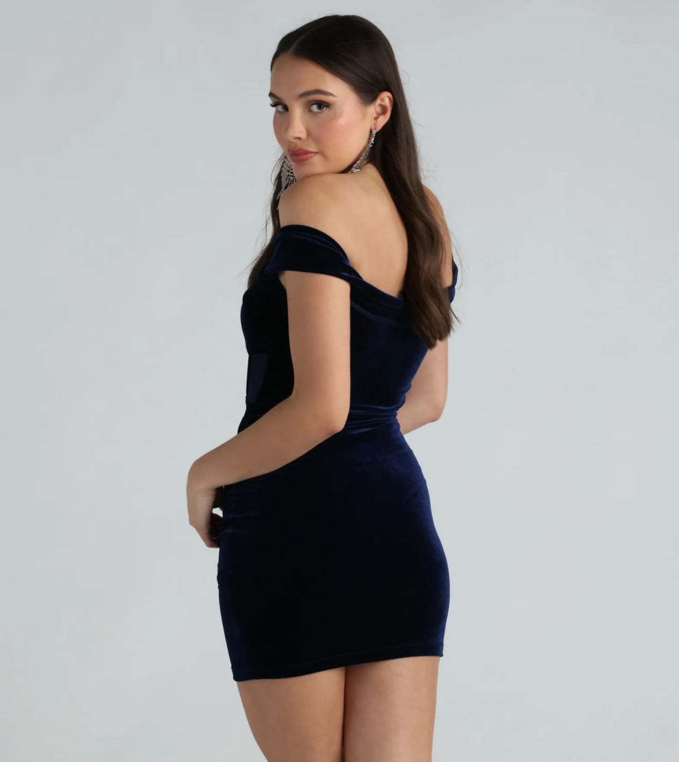 Vestido Marla Velvet Corset Illusion - Imagen 2